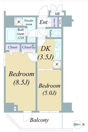 ＲＥＡＬＩＺＥ新御徒町の物件間取画像